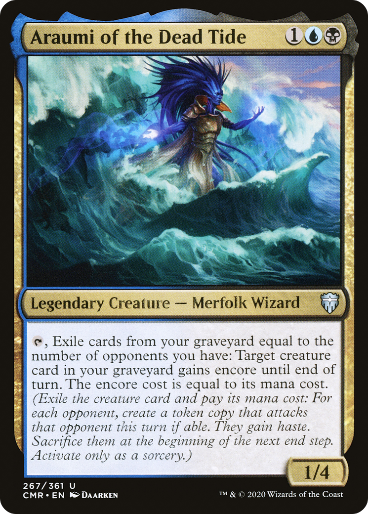 Araumi de la Marée Morte (CMR-267) - Commander Legends Foil
