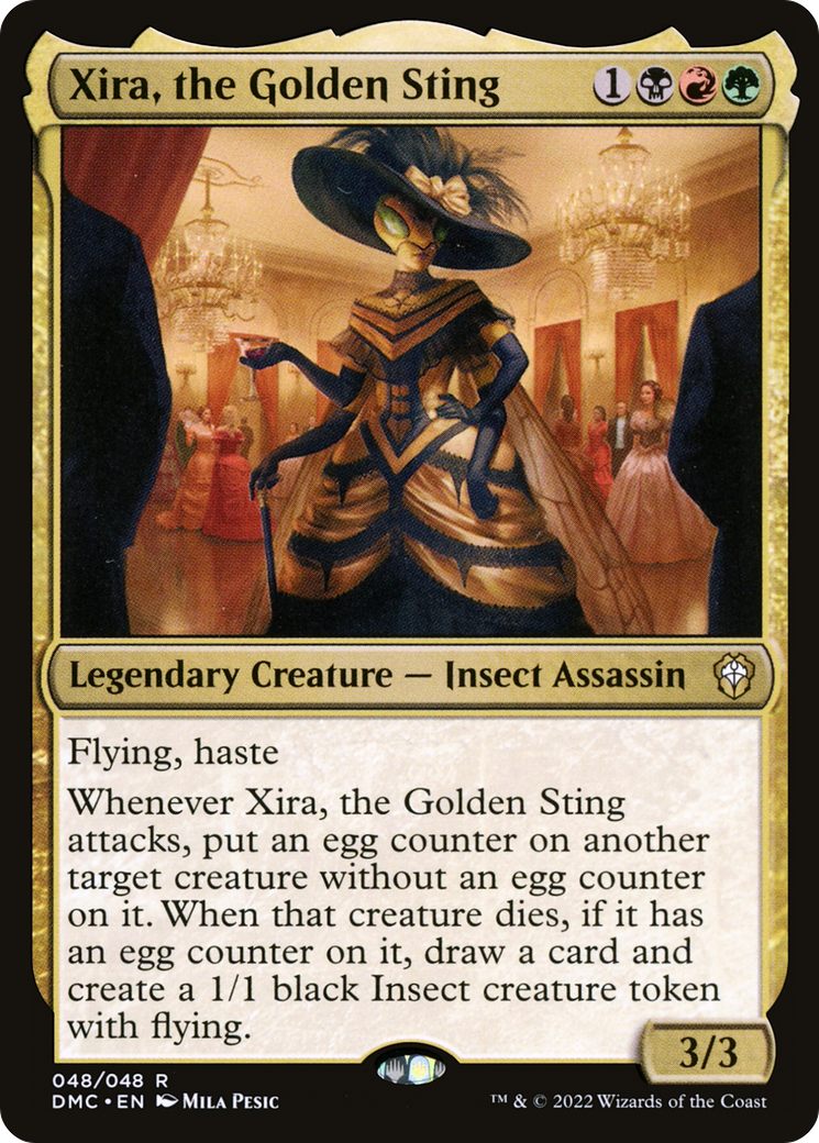 Xira, l'Aiguillon d'Or (DMC-048) - Dominaria United Commander Foil