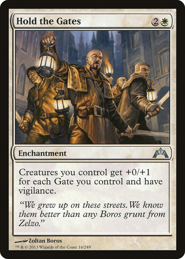 Hold the Gates (GTC-016) - Feuille Gatecrash