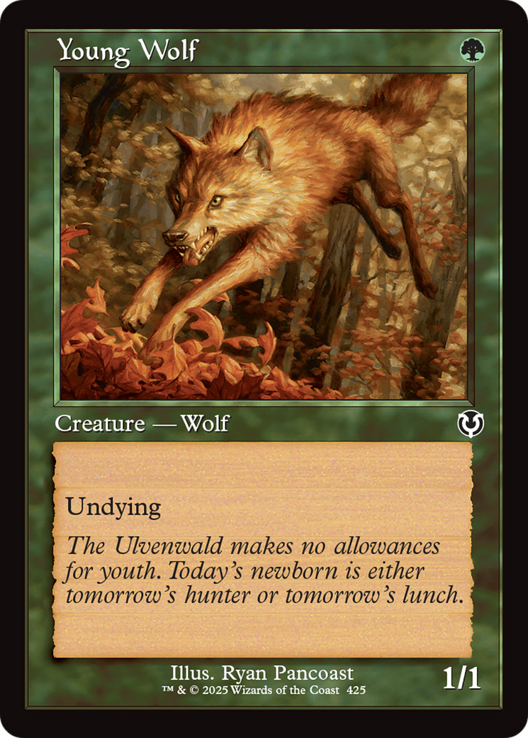 Jeune Loup (Cadre Rétro) (INR-425) - Innistrad Remastered