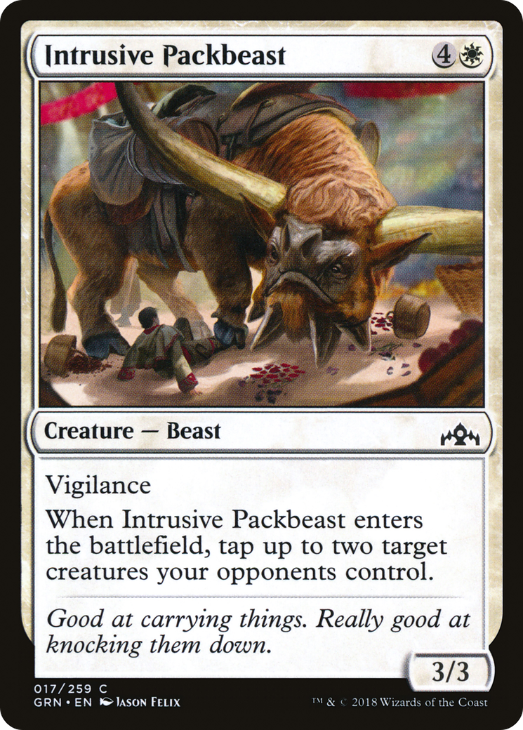 Bête de bât intrusive (GRN-017) - Guildes de Ravnica