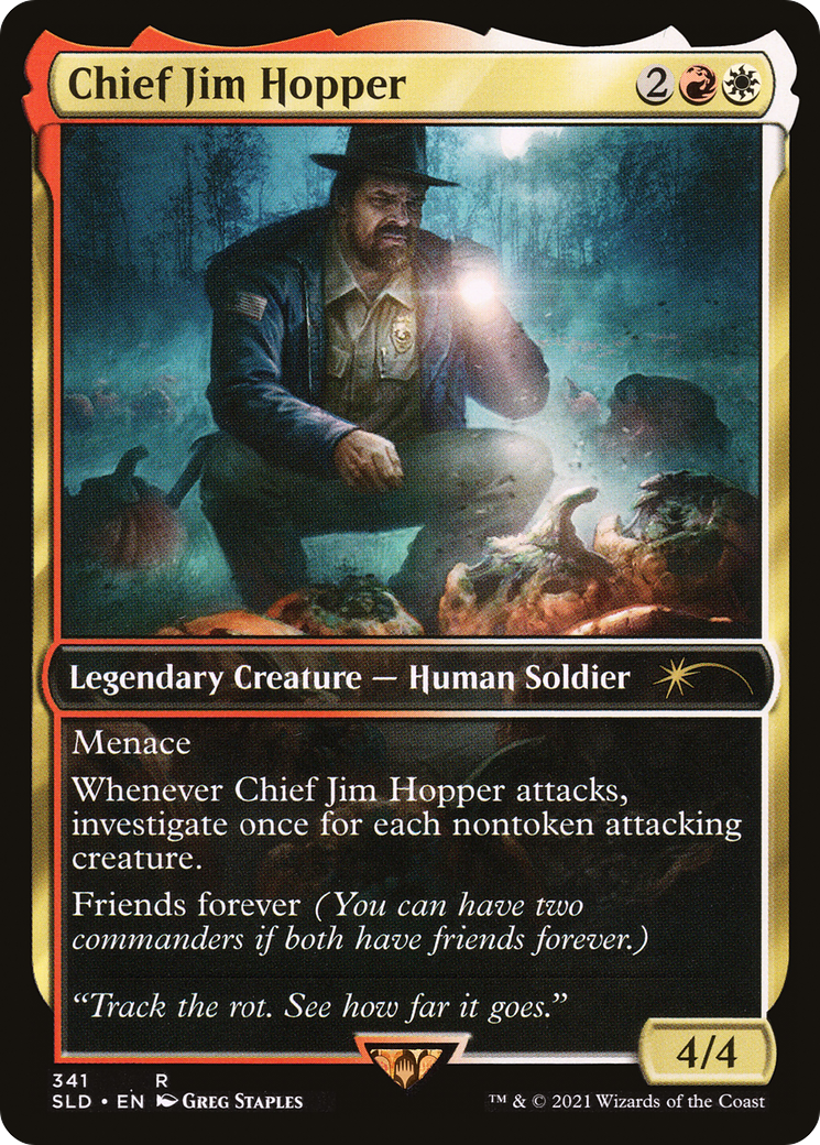 Chief Jim Hopper (SLD-341) - Secret Lair Drop / Chief Jim Hopper Foil