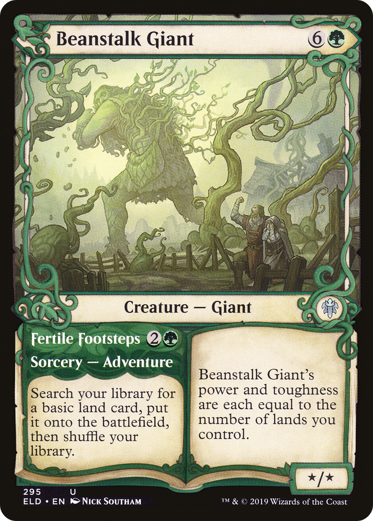 Beanstalk Giant (Showcase) (ELD-295) - Throne of Eldraine: (Showcase)