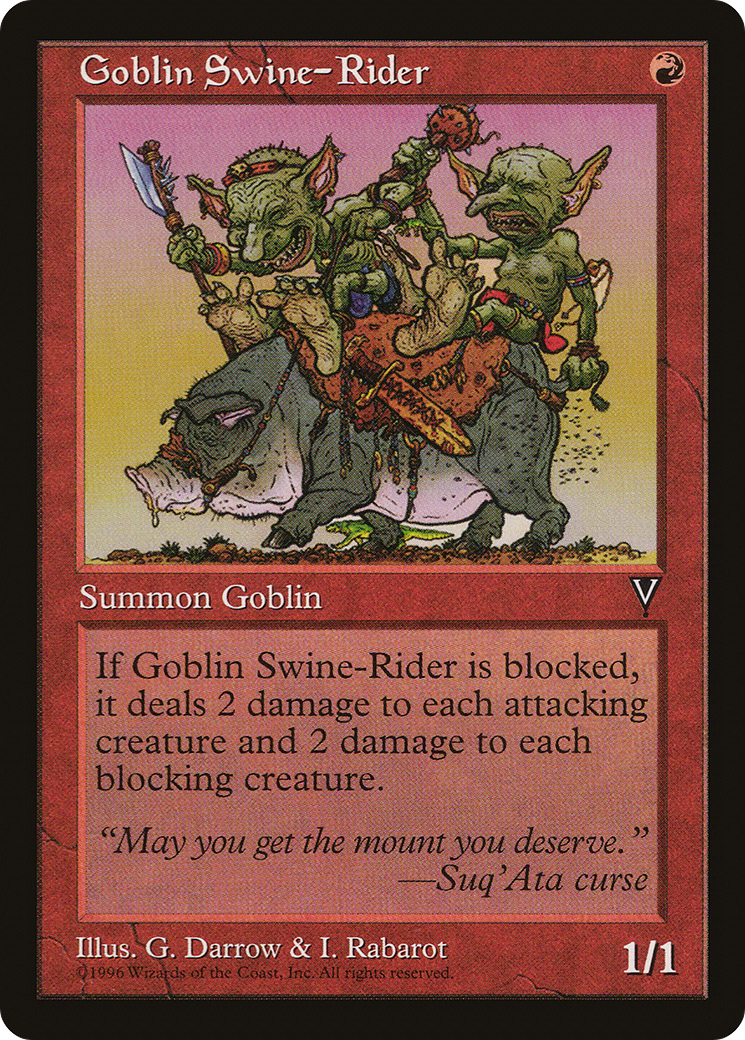Gobelin Swine-Rider (VIS-081) - Visions
