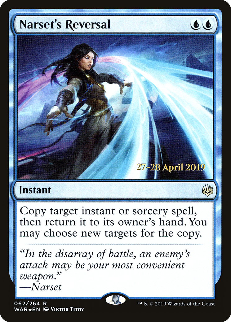 Narset's Reversal (PRE-62S) - War of the Spark Promos Foil