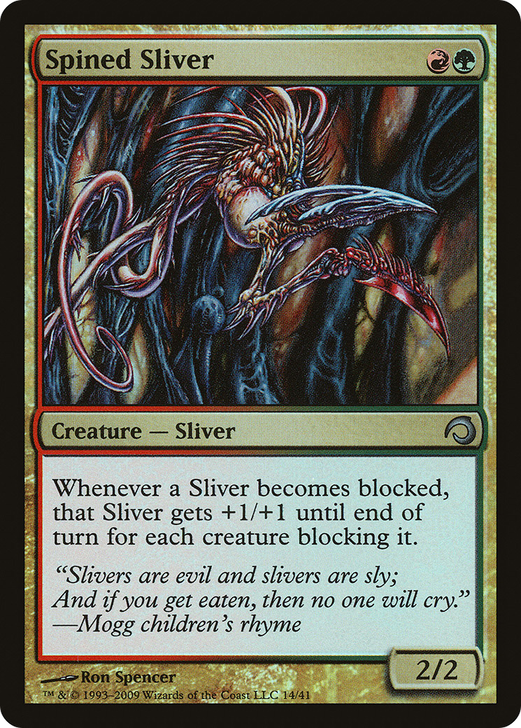 Spined Sliver (PDS-014) - Premium Deck Series: Slivers Foil