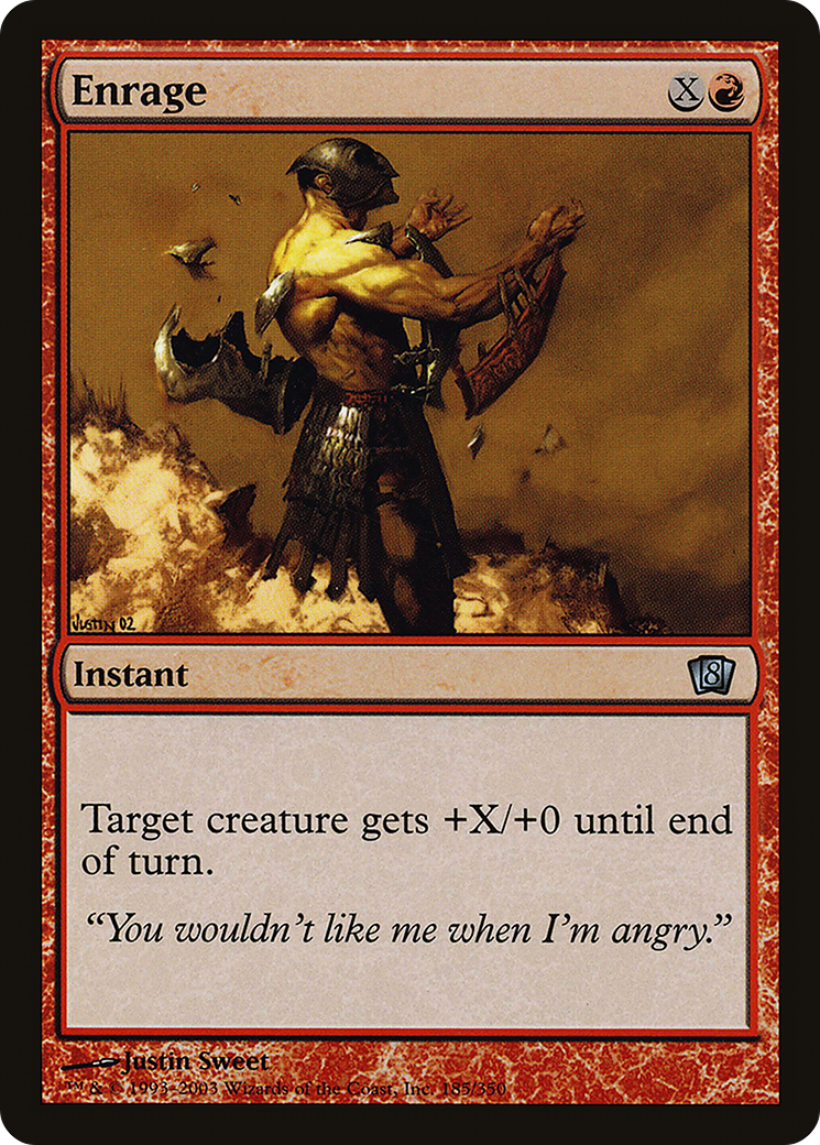 Enrage (8ED-185★) - Eighth Edition Foil