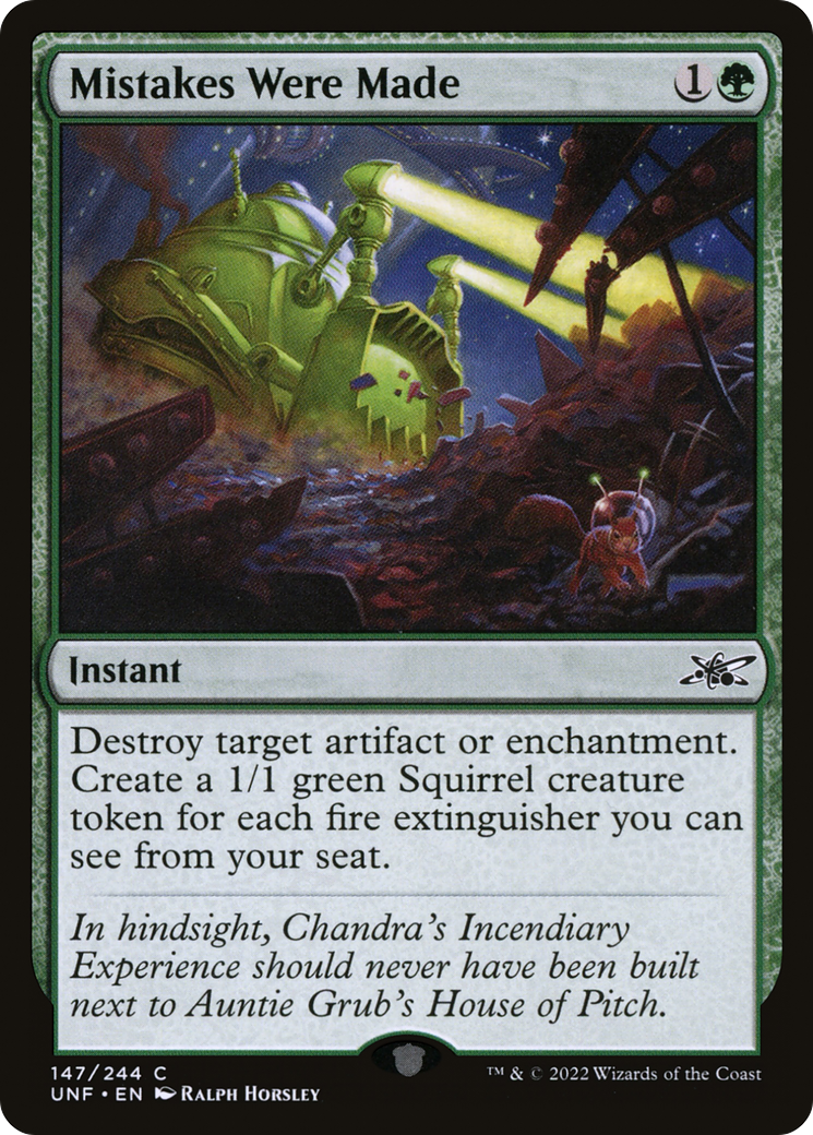 Des erreurs ont été commises (UNF-147) - Unfinity Foil