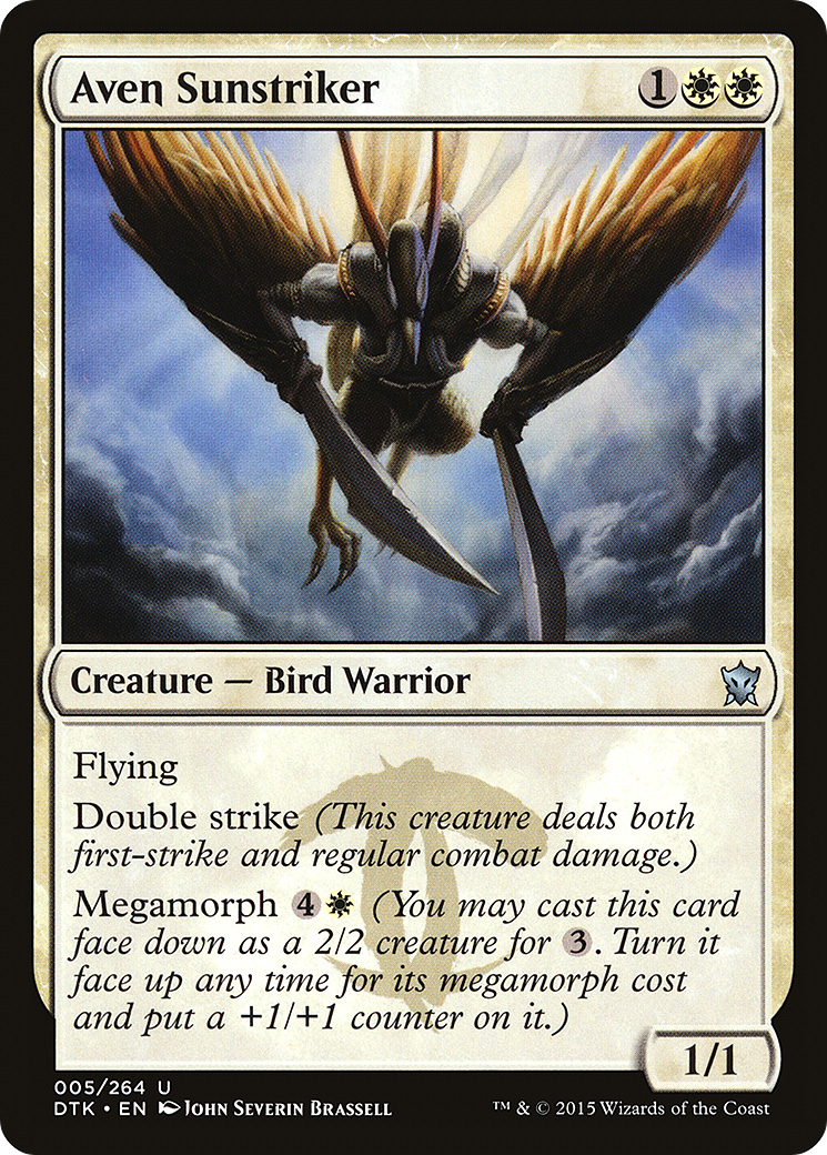 Aven Sunstriker (DTK-005) - Les Dragons de Tarkir