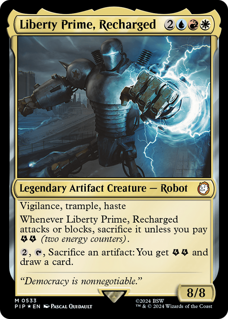 Liberty Prime, Rechargé (PIP-533) - Fallout Foil