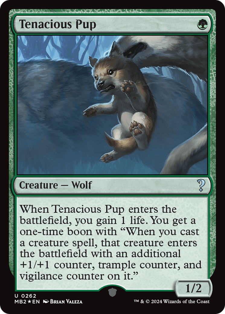 Tenacious Pup (MB2-262) - Mystery Booster 2