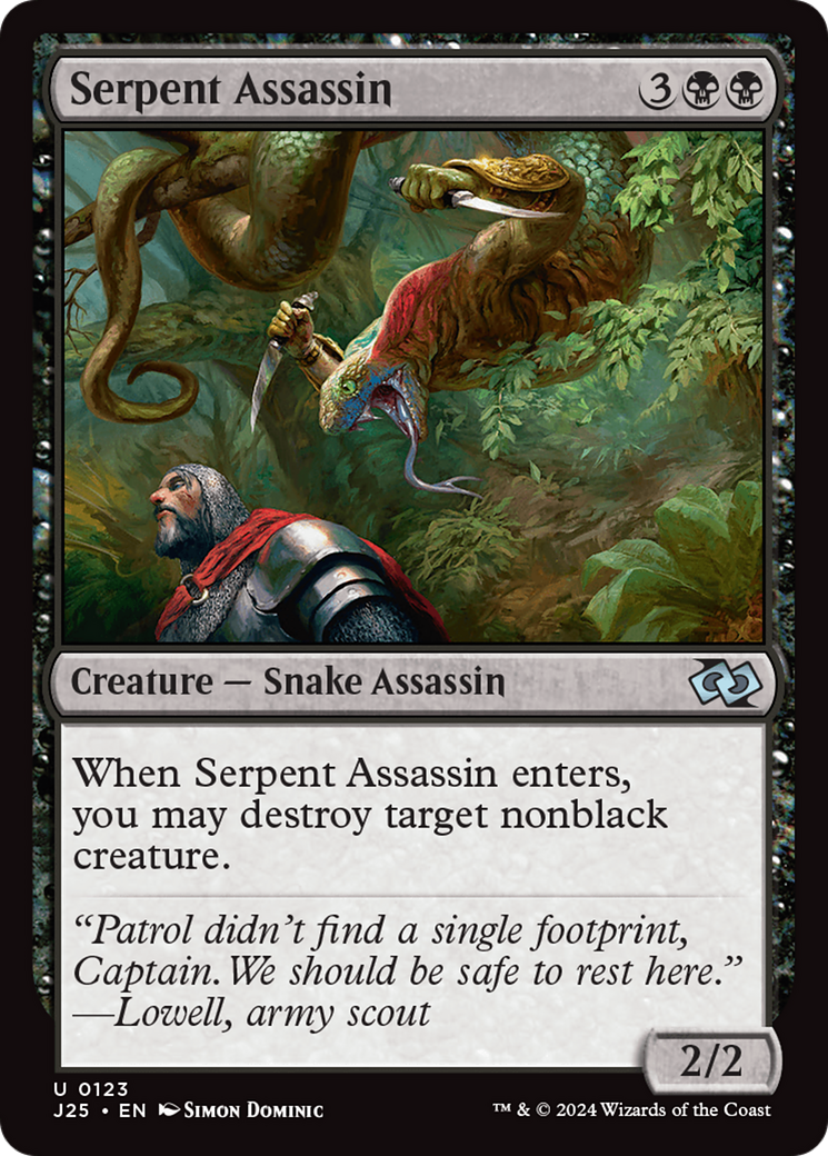 Serpent Assassin (J25-123) - Démarrage rapide des fondations