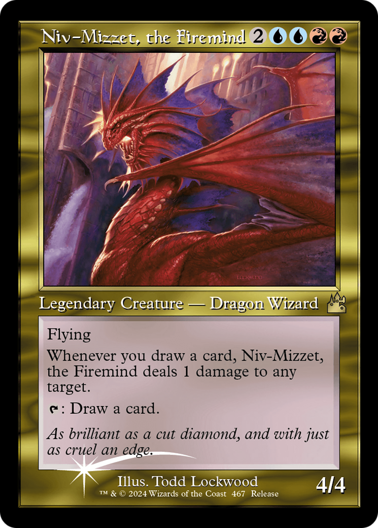 Niv-Mizzet, le Cérébral du Feu (RVR-467) - Ravnica Remastered Foil