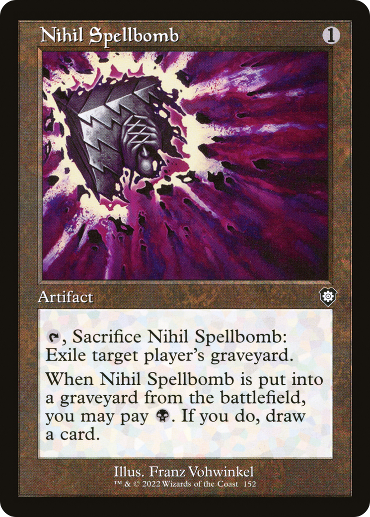 Nihil Spellbomb (Retro Frame) (BRC-152) - The Brothers' War Commander