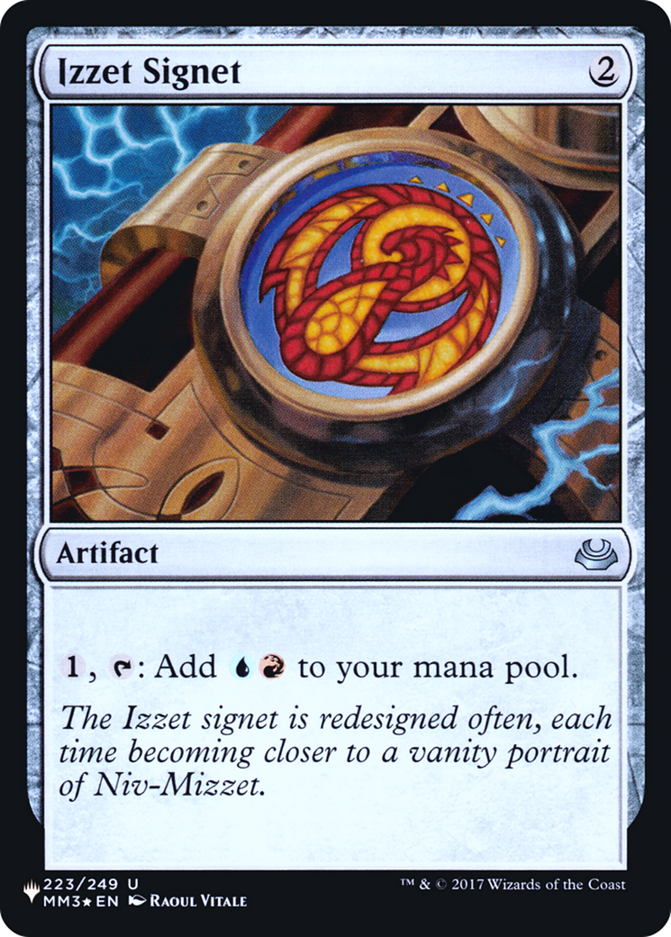 Izzet Signet (LIST-MM3-223) - The List Foil