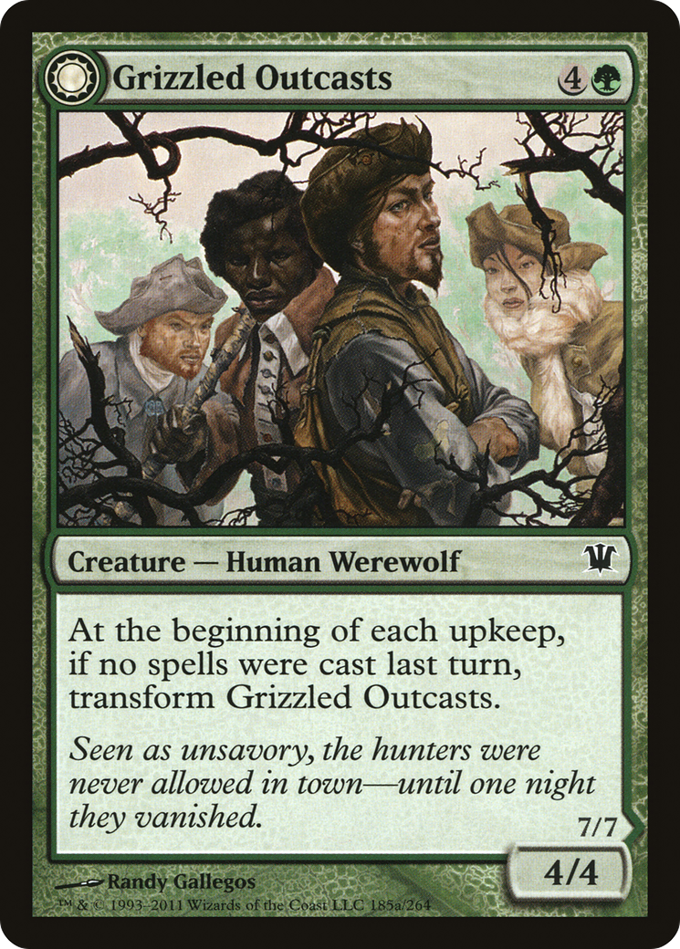 Grizzled Outcasts (ISD-185) - Innistrad: (Double Faced Transform)
