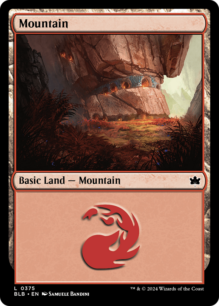 Montagne (BLB-375) - Feuille Bloomburrow