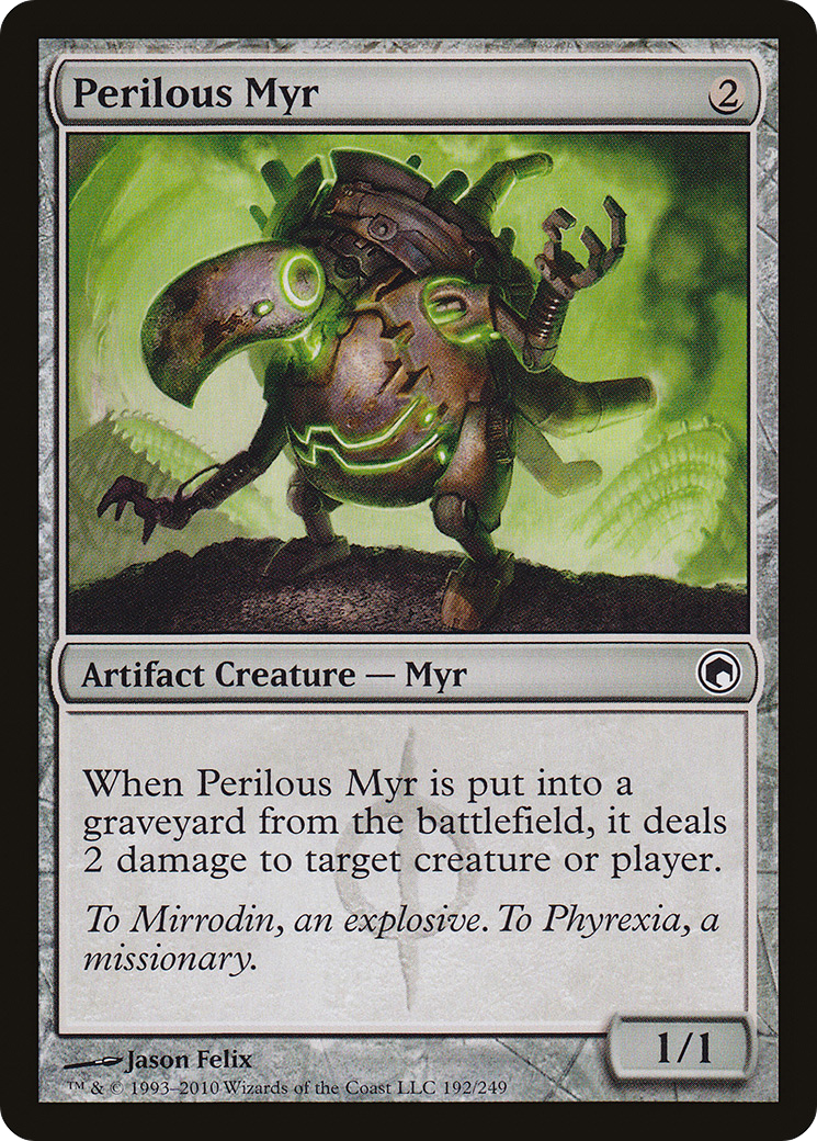 Perilous Myr (SOM-192) - Scars of Mirrodin