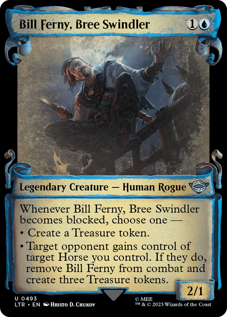 Bill Ferny, Bree Swindler (LTR-493) - Le Seigneur des Anneaux : Les Contes de la Terre du Milieu : (Vitrine)