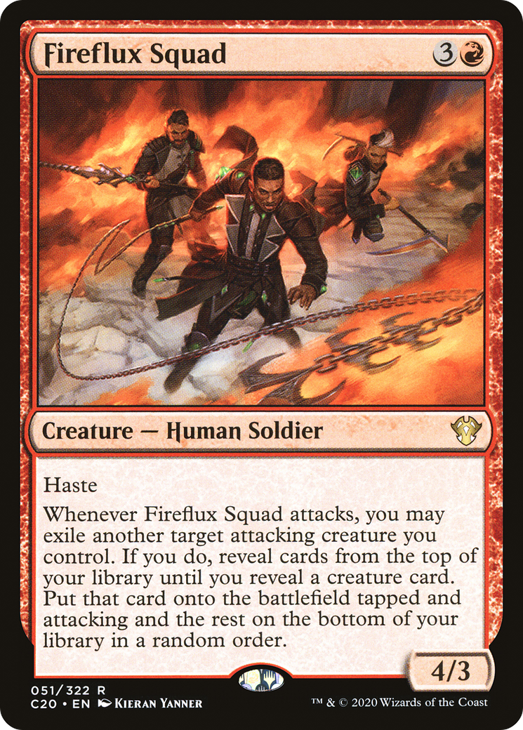 Fireflux Squad (C20-051) - Commander 2020
