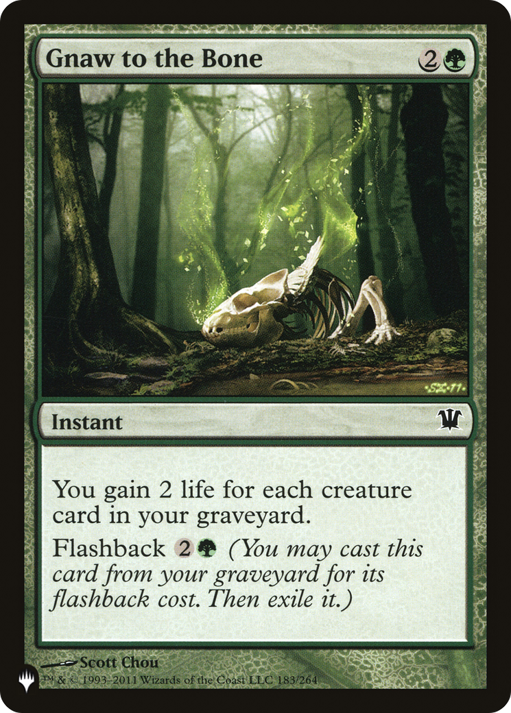 Gnaw to the Bone (LIST-183/264) - The List