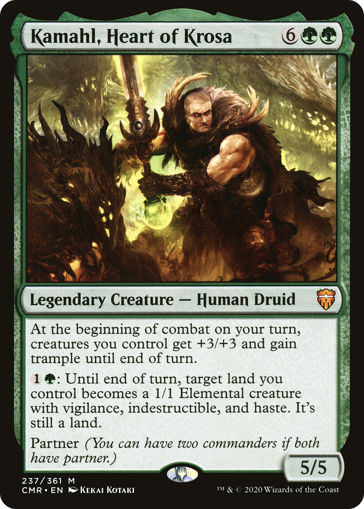 Kamahl, Cœur de Krosa (CMR-237) - Commander Legends Foil