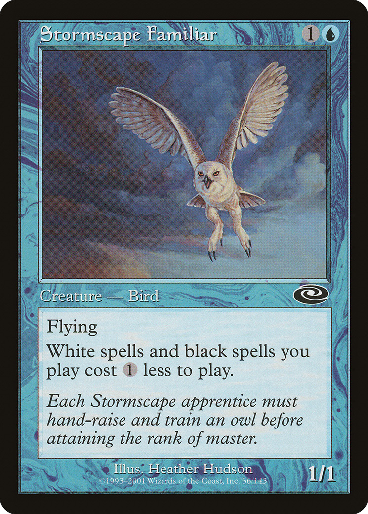 Stormscape Familier (PLS-036) - Feuille de changement de plan