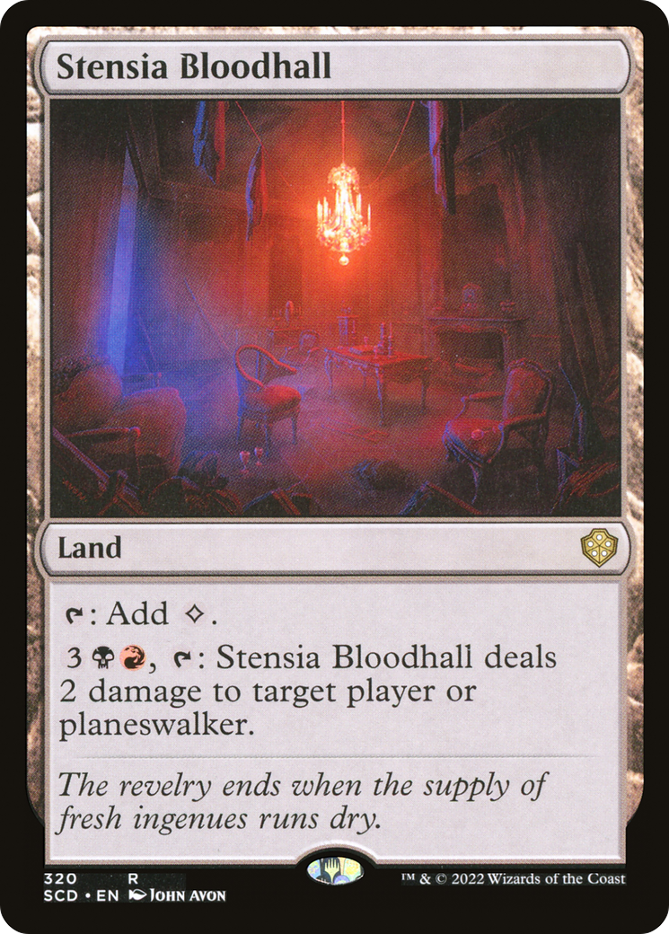 Stensia Bloodhall (SCD-320) - Decks de commandant de départ