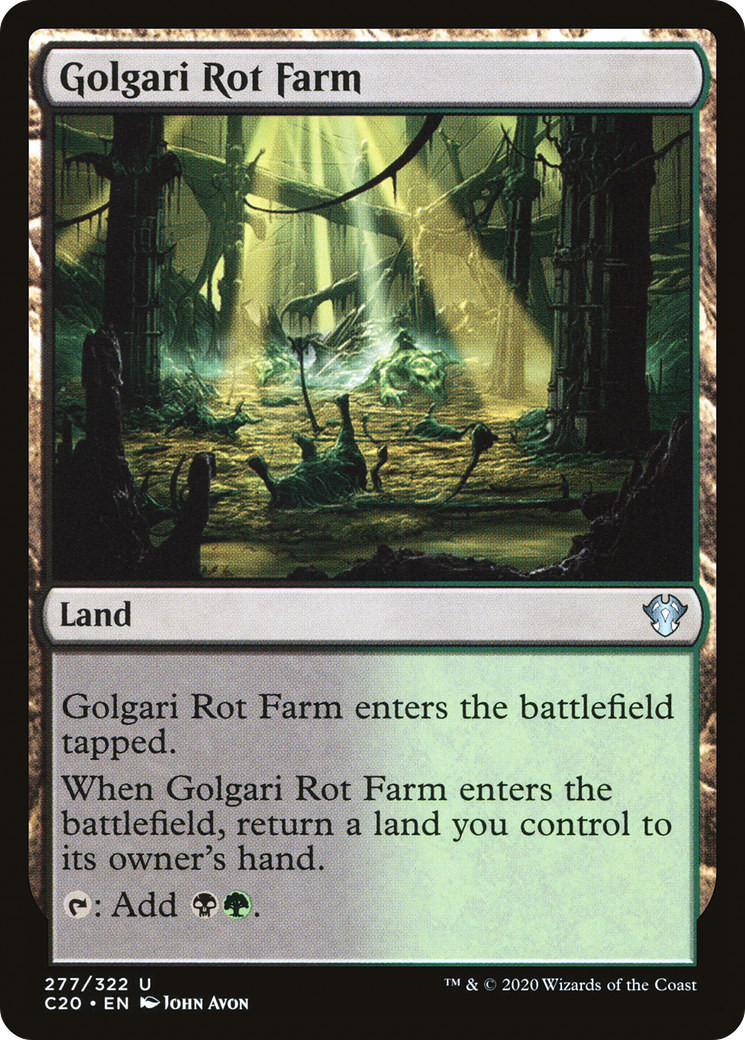 Ferme de pourriture de Golgari (C20-277) - Commander 2020