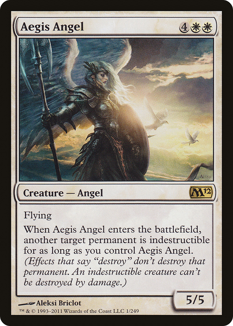 Ange de l'égide (M12-001) - Magic 2012 Foil