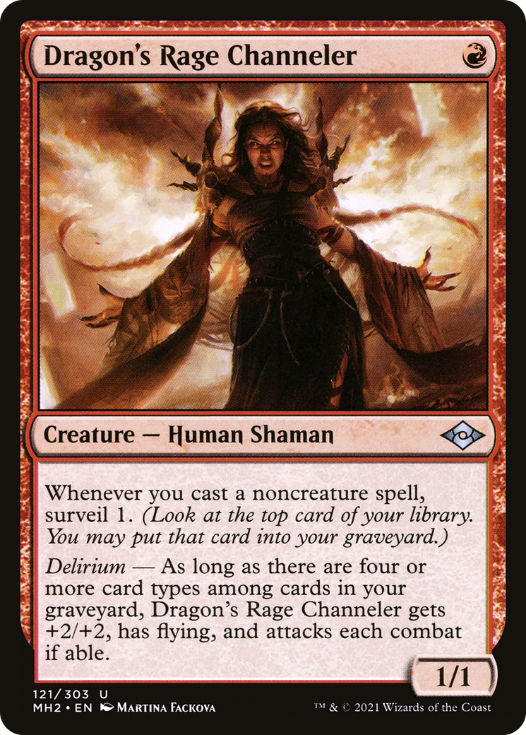 Dragon's Rage Channeler (MH2-121) - Feuille d'Horizons Modernes 2
