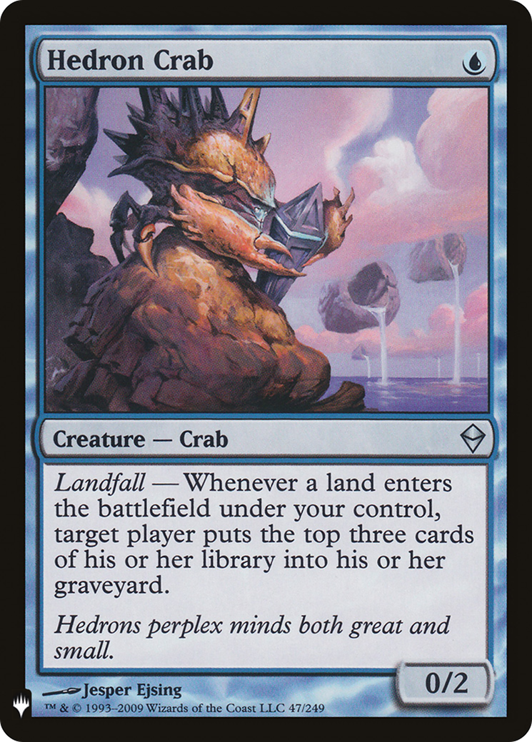 Hedron Crab (LIST-047) - The List