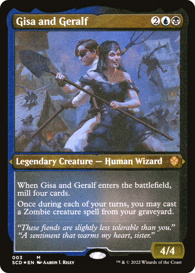 Gisa and Geralf (SCD-003) - Starter Commander Decks Etched Foil