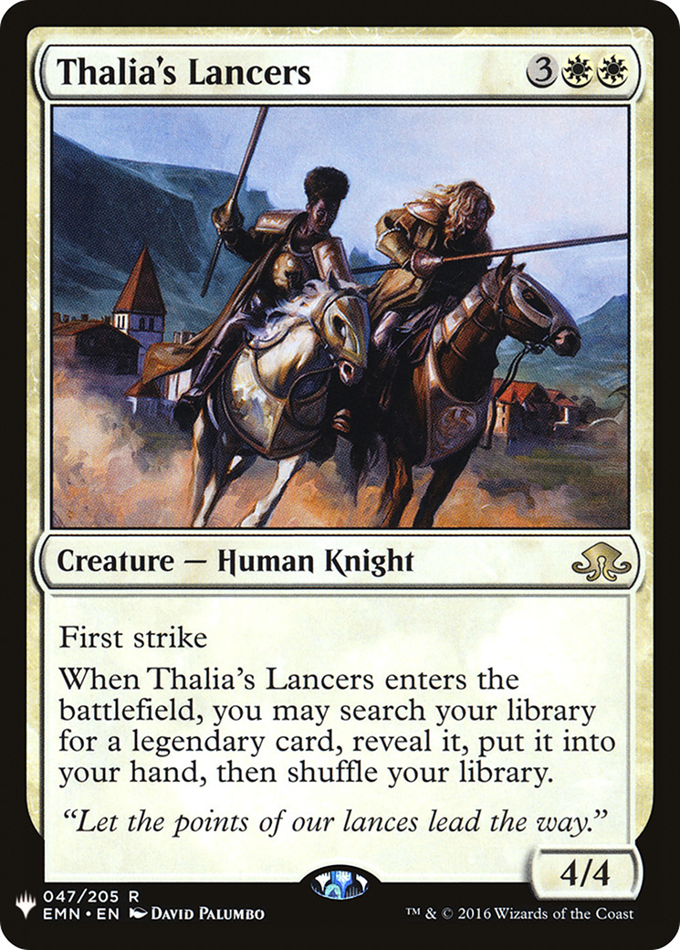 Thalia's Lancers (PLST-EMN-47) - The List