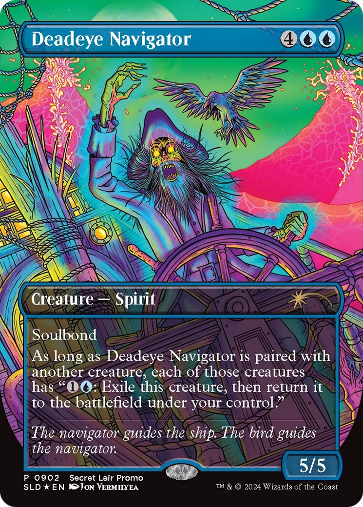 Deadeye Navigator (SLD-902) - Secret Lair Drop (Borderless) Foil