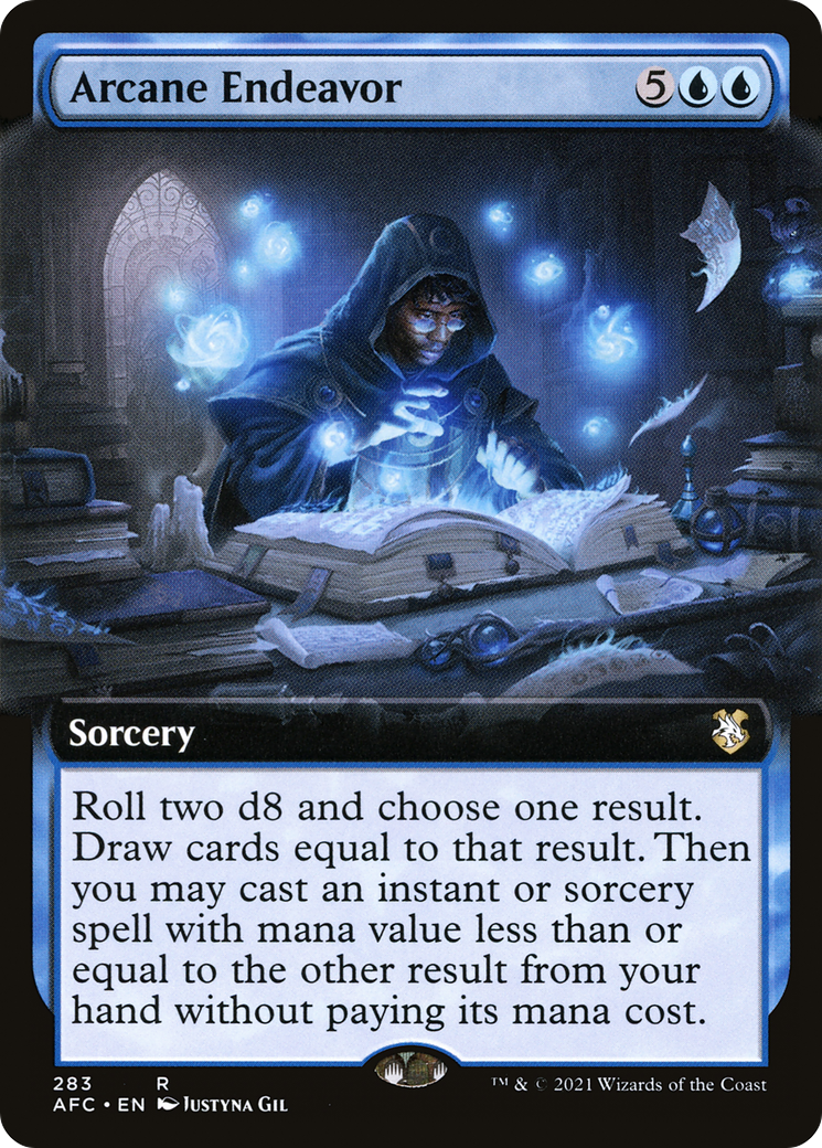 Arcane Endeavor (AFC-283) - Commandant des Royaumes Oubliés : (Extended Art)