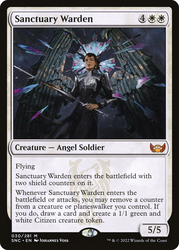 Sanctuary Warden (SNC-030) - Streets of New Capenna Foil