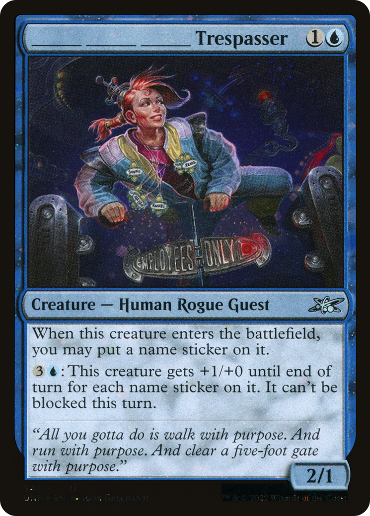 _____ _____ _____ Intrus (UNF-347) - Unfinity Foil