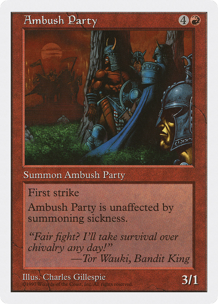Ambush Party (5ED-208) - Cinquième édition