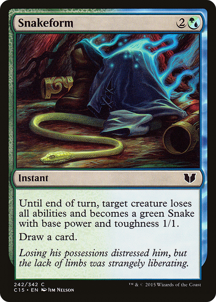 Forme de serpent (C15-242) - Commandant 2015