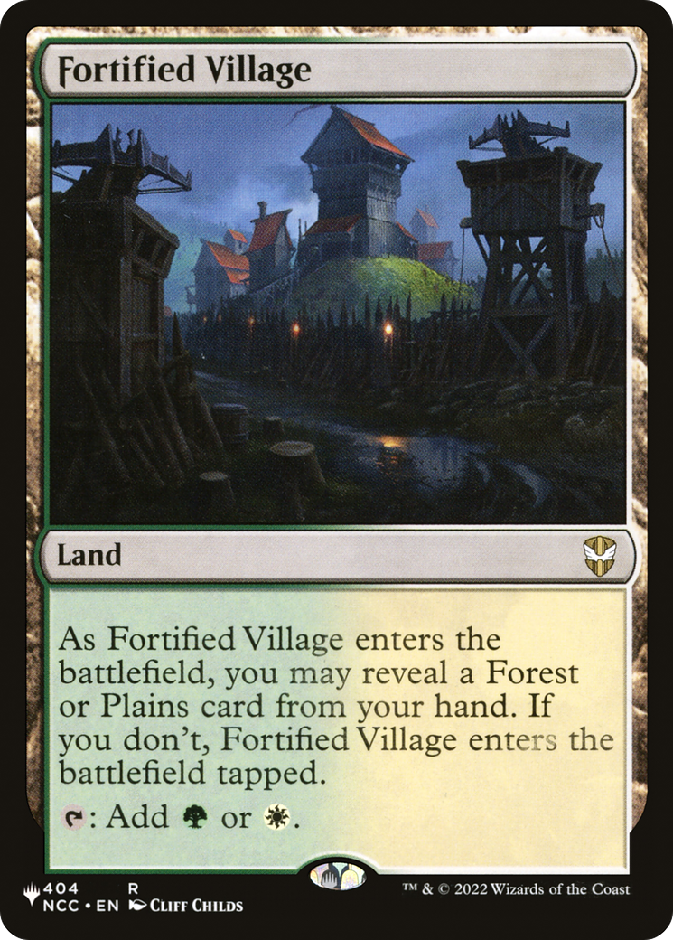 Fortified Village (LIST-404/093) - The List