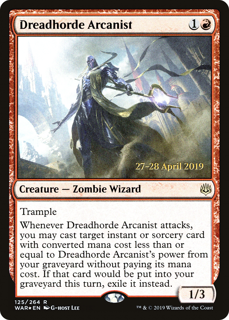 Dreadhorde Arcanist (PRE-125) - War of the Spark Promos Foil