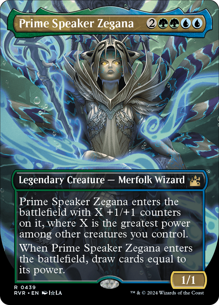 Zegana, oratrice principale (RVR-439) - Ravnica Remastered (Borderless)