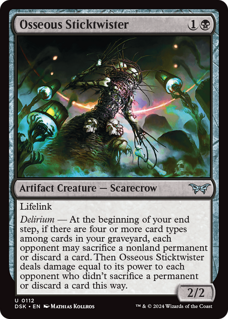 Osseux Sticktwister (DSK-112) - Duskmourn : Le Manoir de l'Horreur