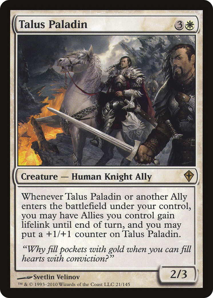Paladin Talus (WWK-021) - Worldwake Foil