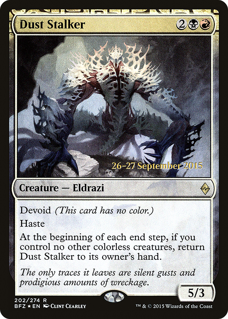 Dust Stalker (PRE-202S) - Promos de la Bataille de Zendikar : (dépourvu) Foil