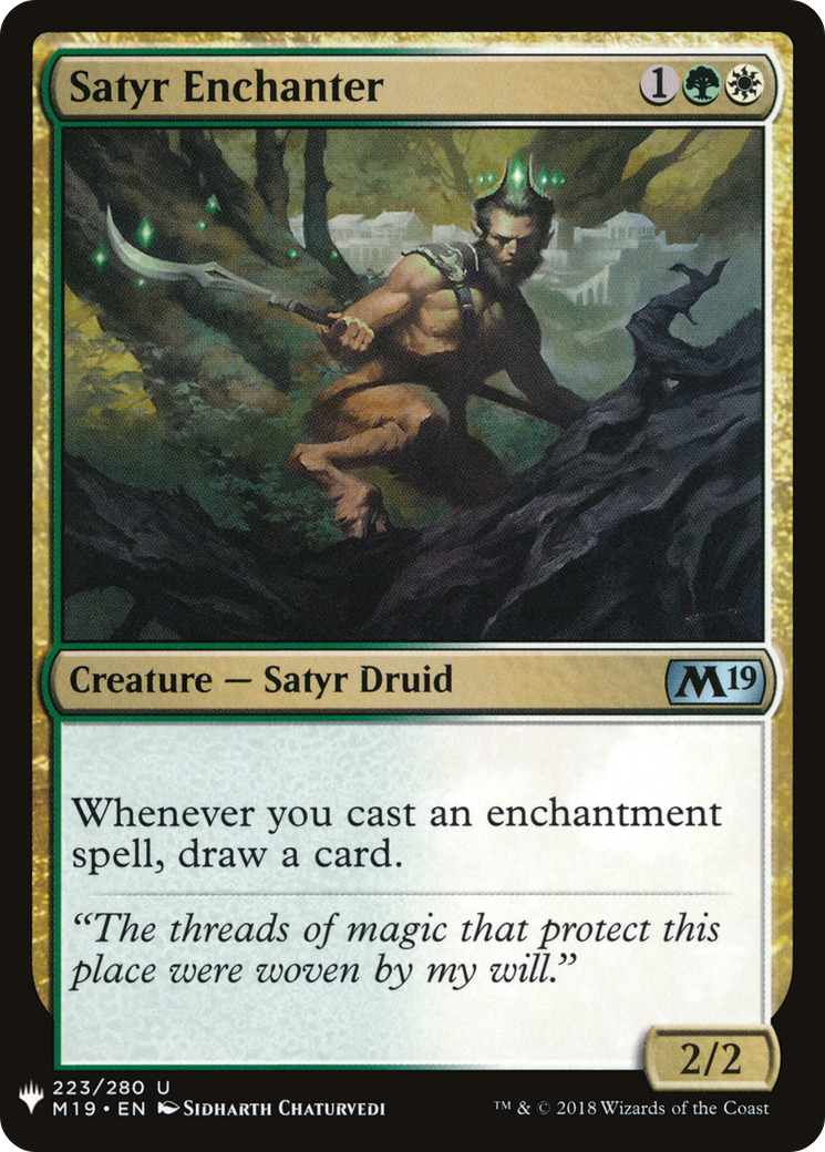 Satyr Enchanter (LIST-M19-223) - The List