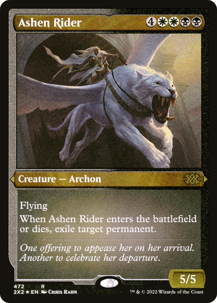 Ashen Rider (2X2-472) - Double Masters 2022 Etched Foil