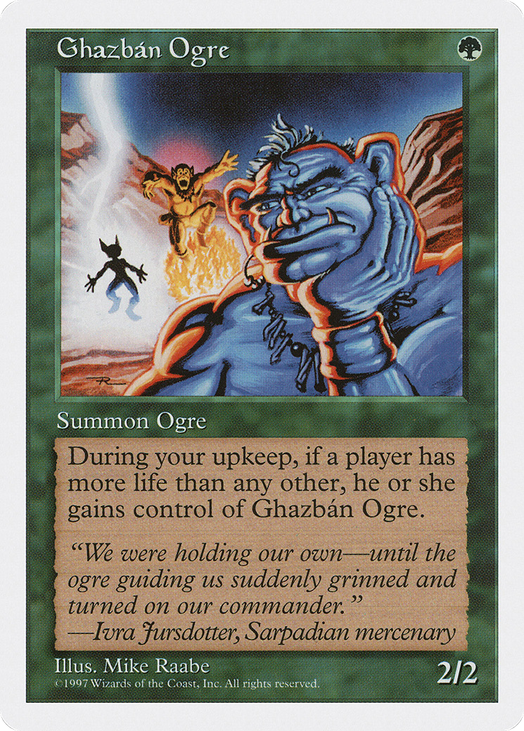 Ghazban Ogre (5ED-160) - Fifth Edition