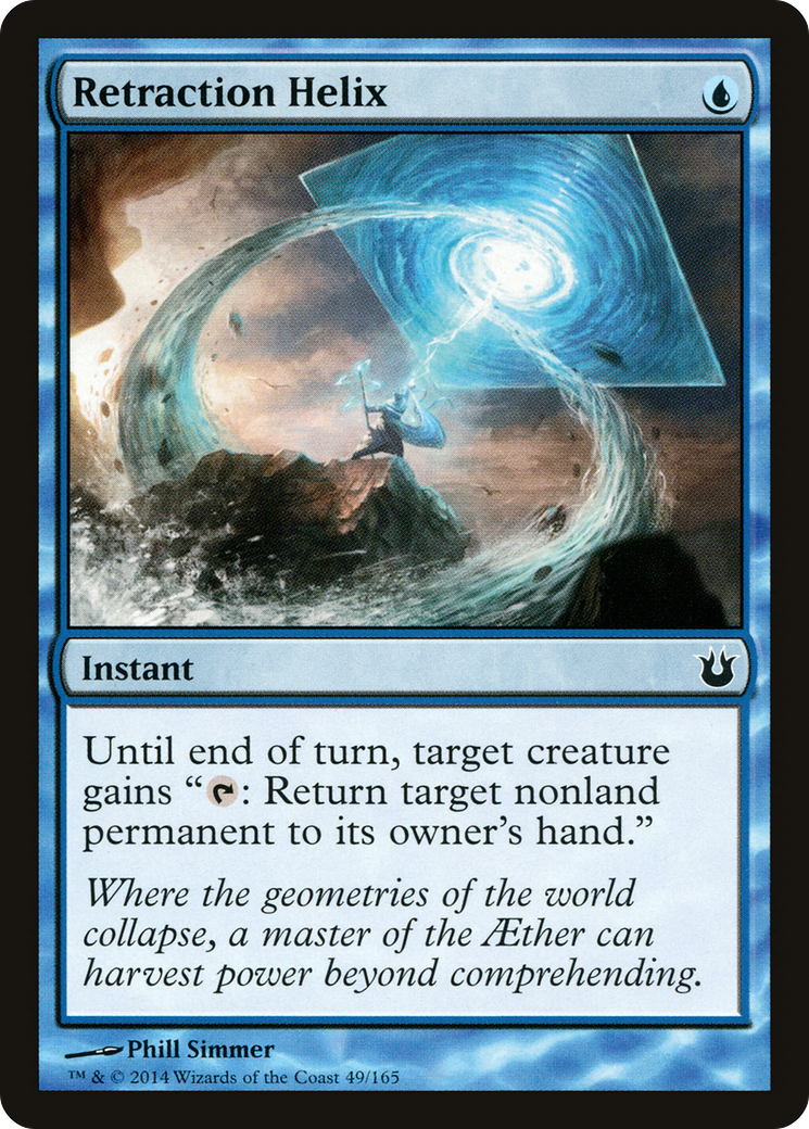 Retraction Helix (BNG-049) - Born of the Gods Foil